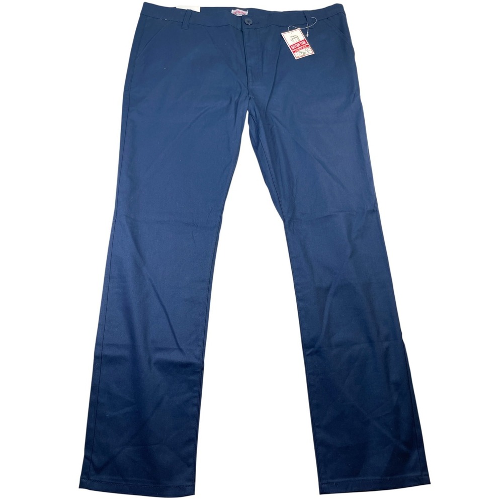 Bastion Trail Chino Pants Men's 40 x 31 Navy Blue Stretch Mid-Rise NWT